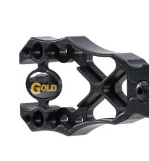 Black Gold Rush archery sight side view black