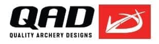 QAD arrow rests logo in black and red