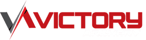 Victory Arrows for sale logo red and gray side view