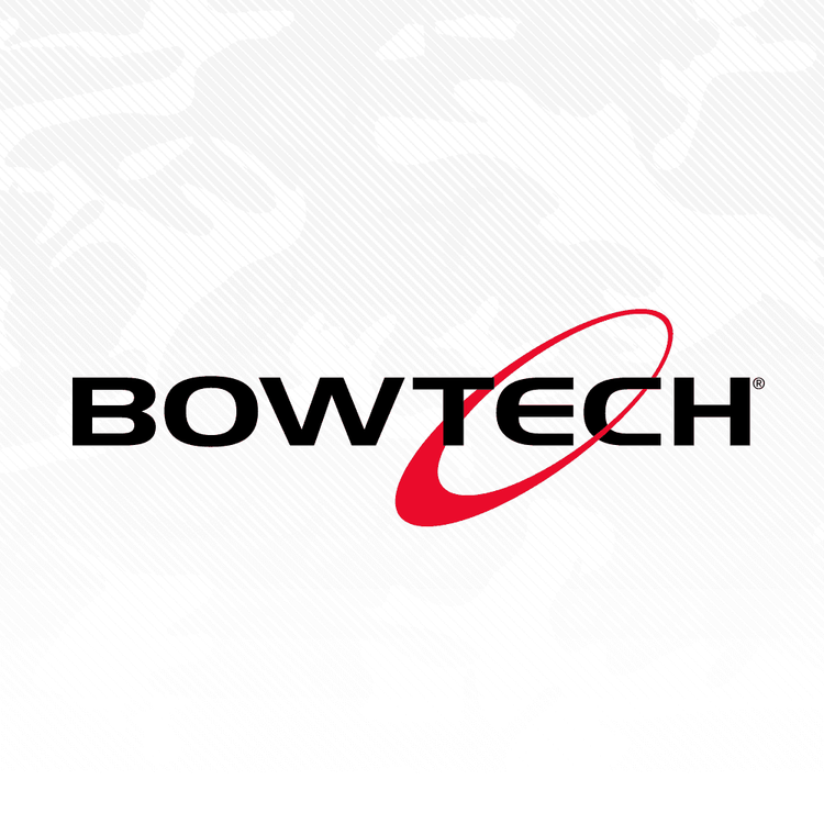 Bowtech logo black and red branding Bowtech bows for sale