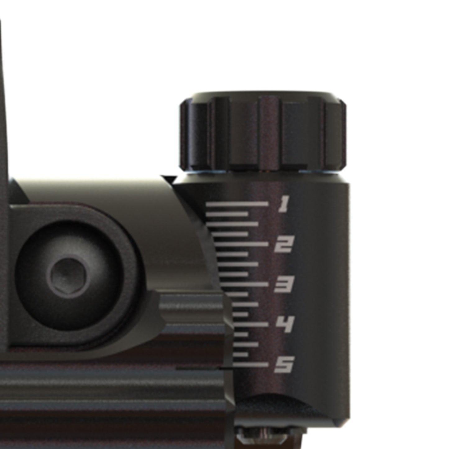 Black Gold Ripcord Ratchet limb-driven arrow rest close-up micro adjust view