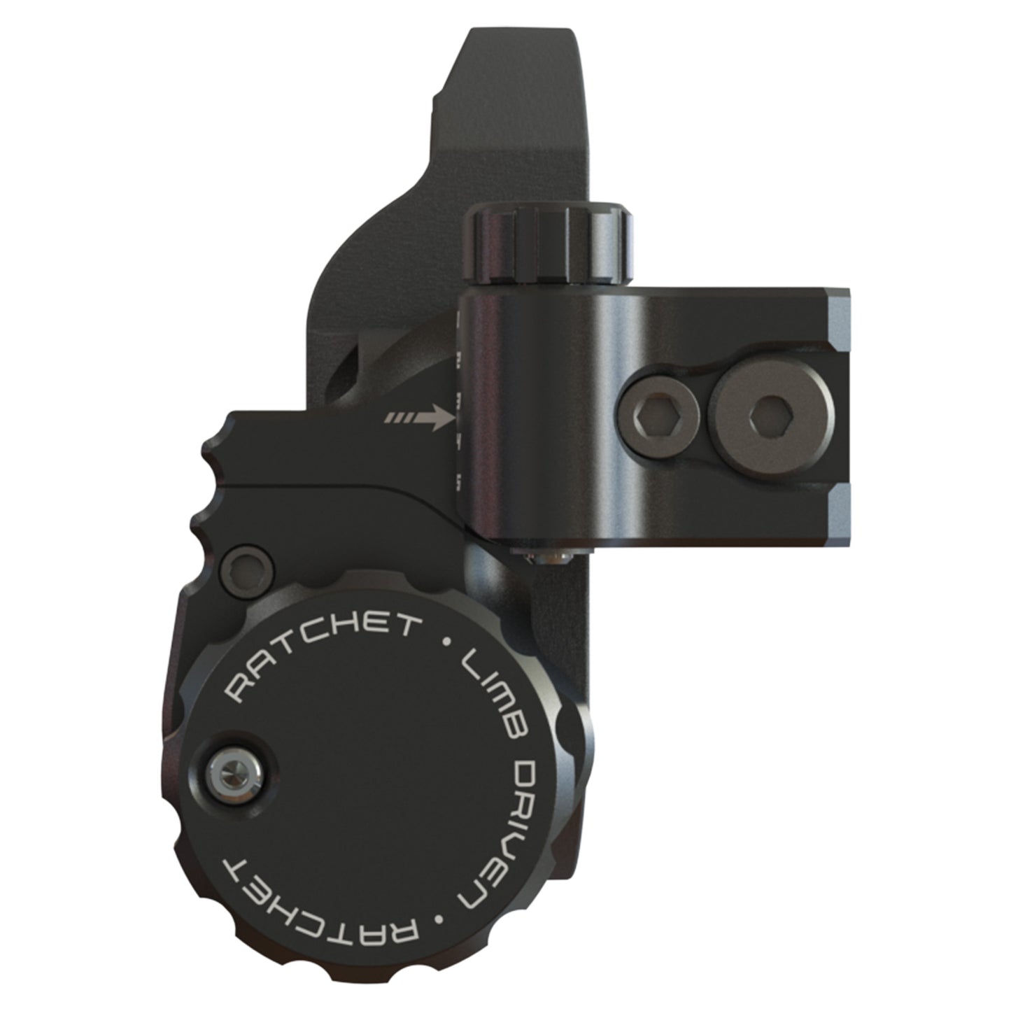 Black Gold Ripcord Ratchet limb-driven arrow profile view