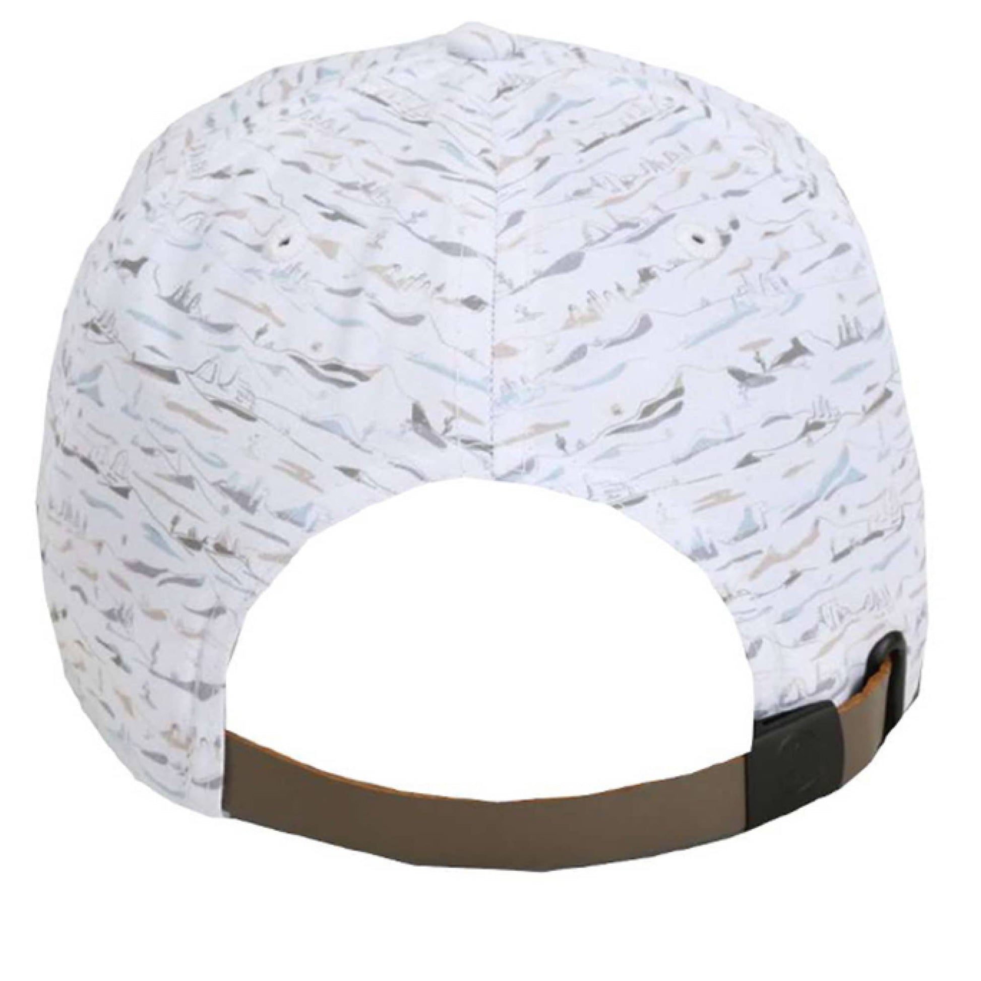 C and K Archery white elk logo archery hat, back view