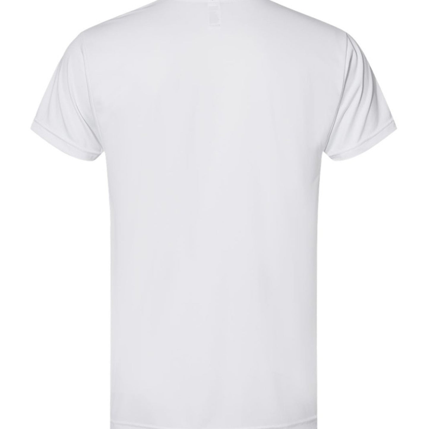 White blank elk archery t-shirt from C and K Archery showing the back side