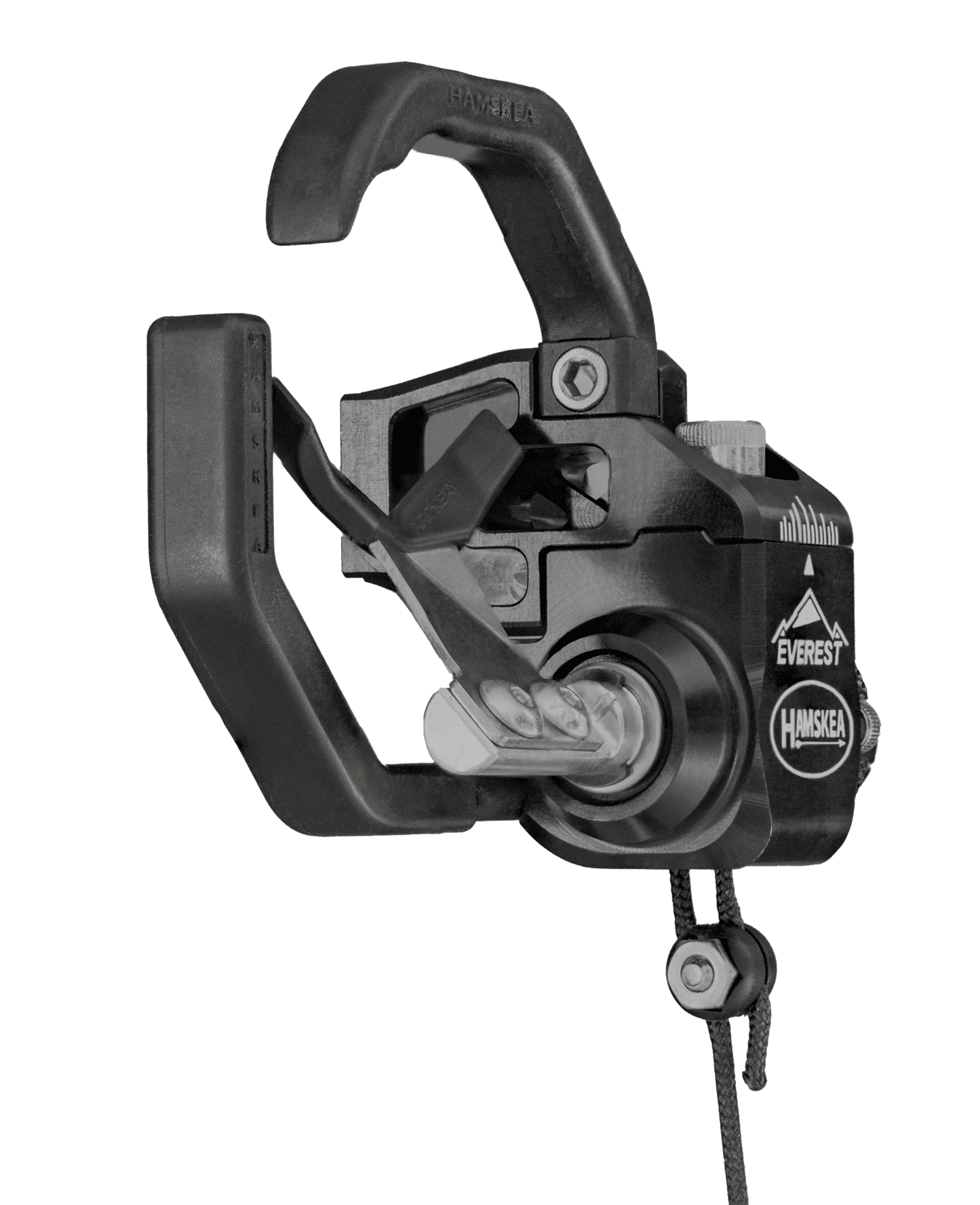 Hamskea Everest Integrate arrow rest black archery accessory with adjustable tension and secure arrow support