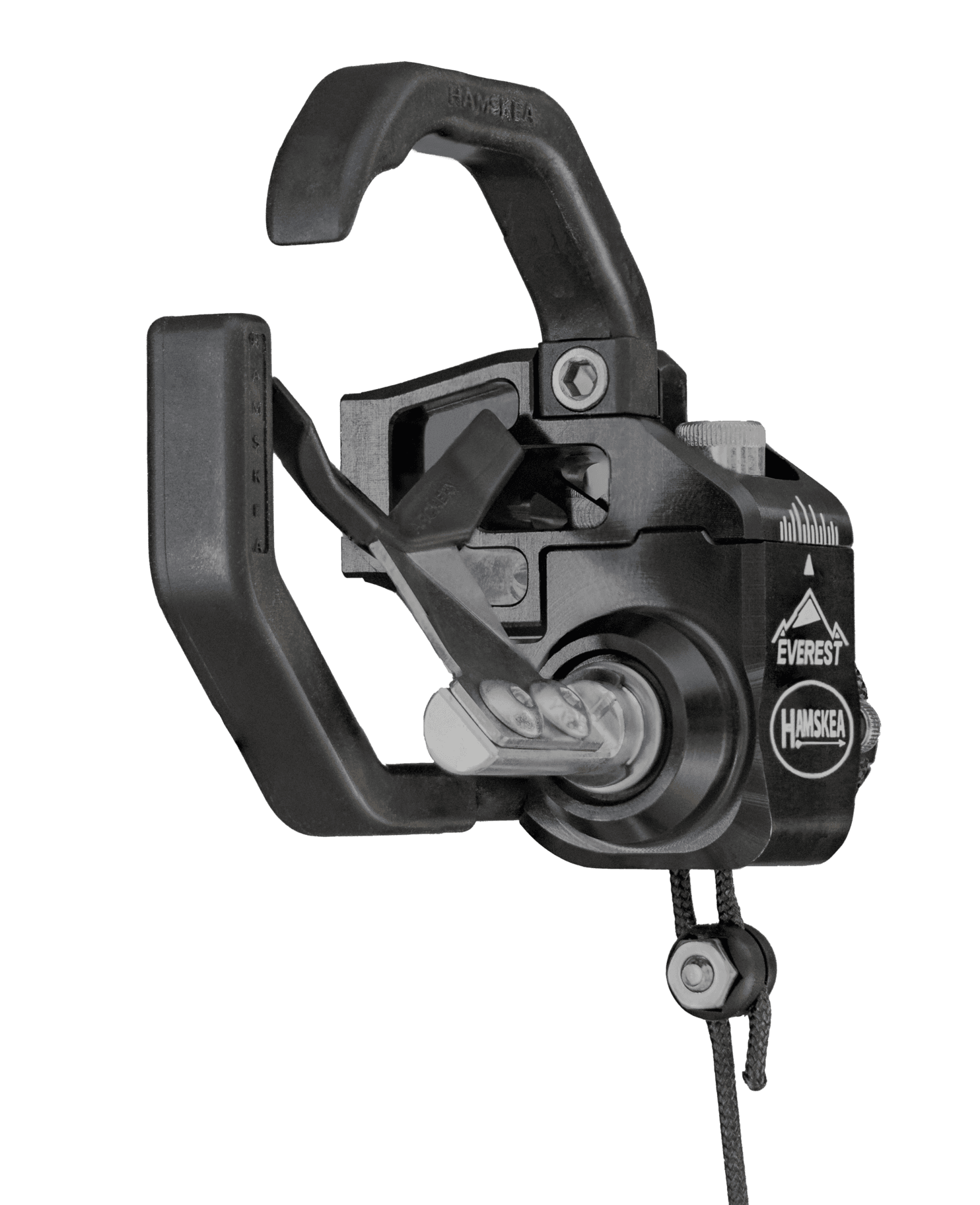 Hamskea Everest Integrate arrow rest black archery accessory with adjustable tension and secure arrow support