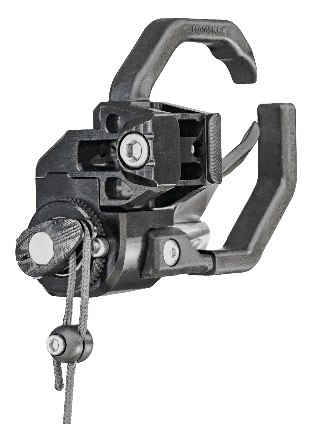 Hamskea Everest Integrate arrow rest in black designed for precise arrow support and improved archery performance