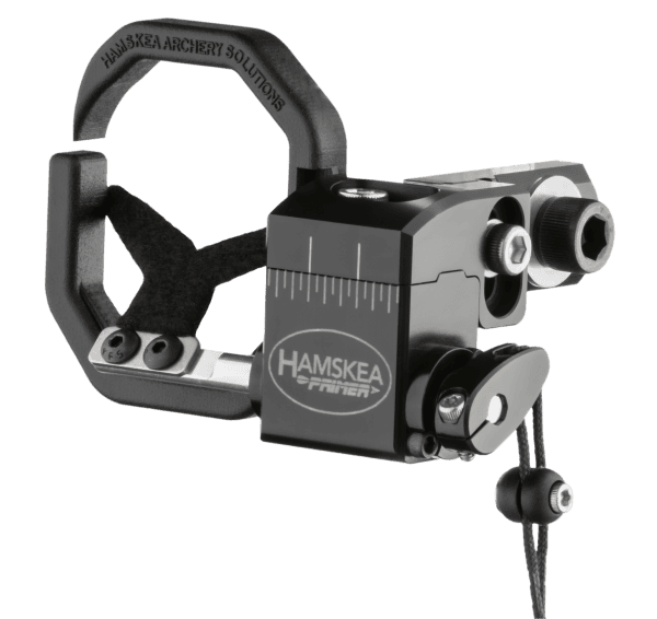 Hamskea Primer arrow rest in black with adjustable components and branded marking for archery