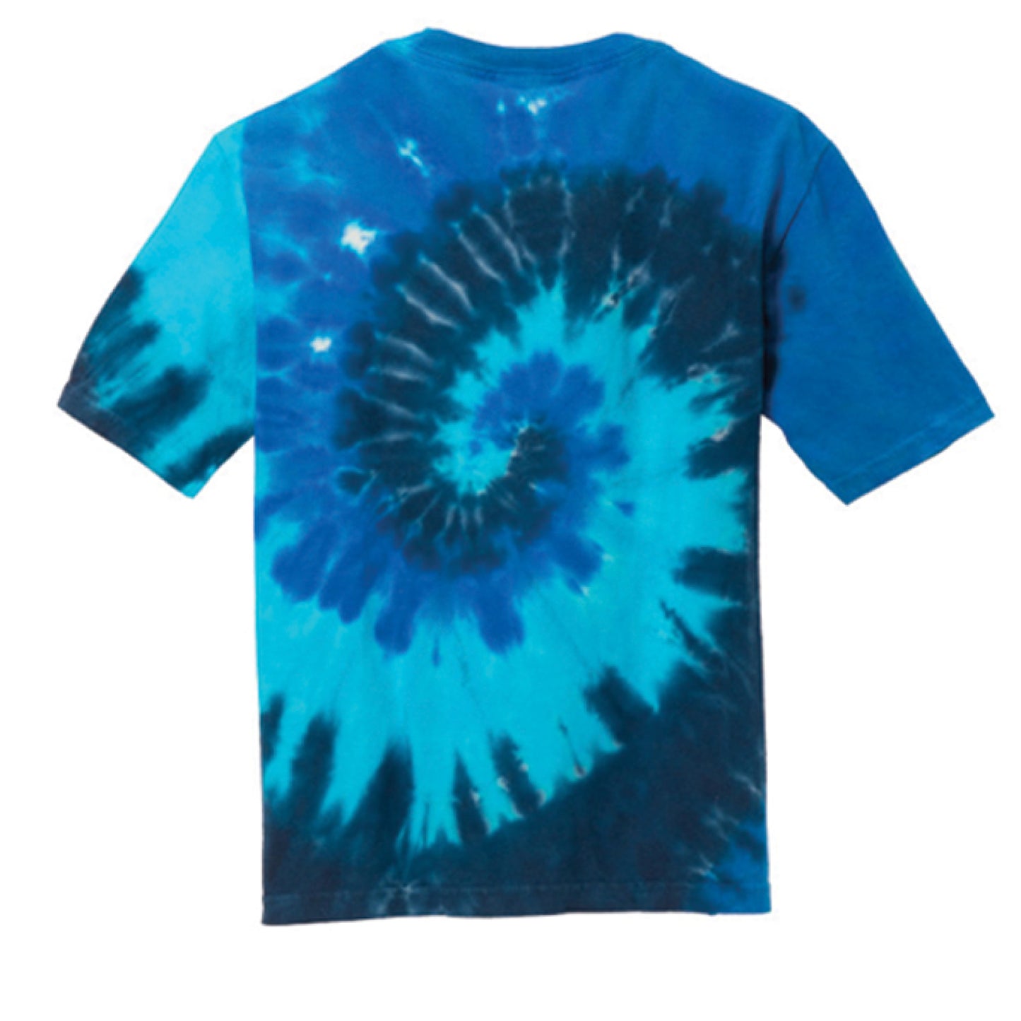 Blue and black tie-dye t-shirt from C and K Archery background for kids archery elk bow